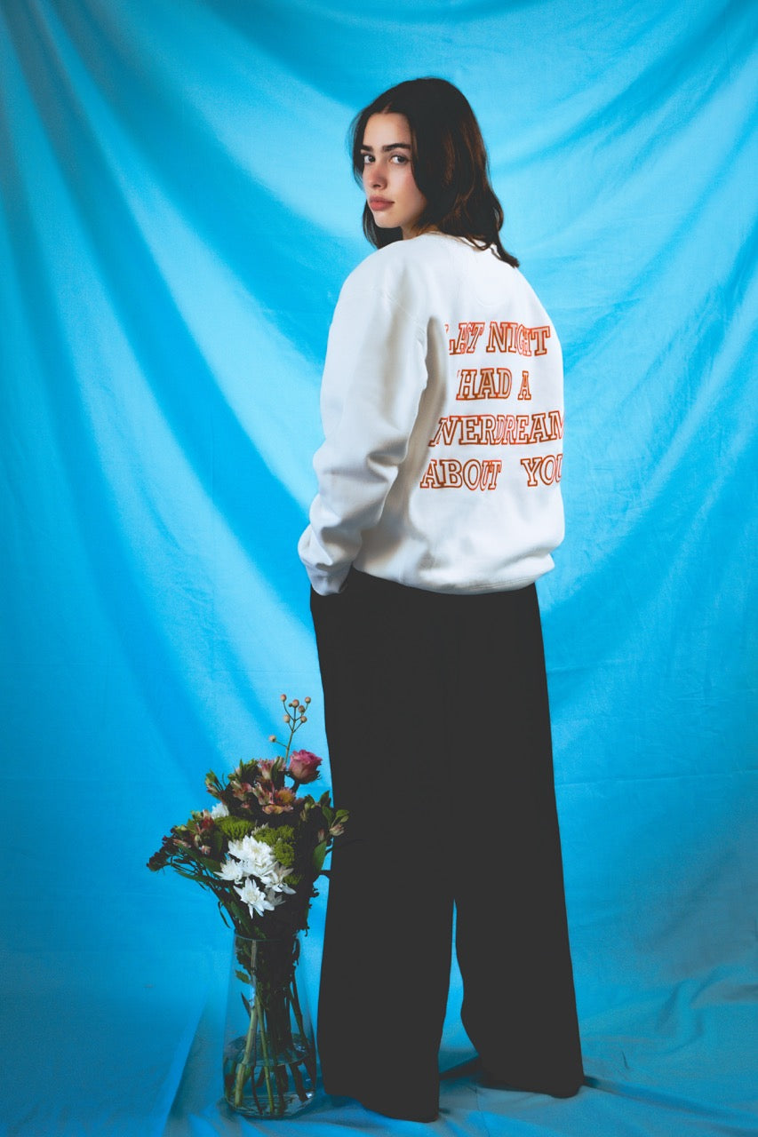 Optic White Feverdream Crewneck