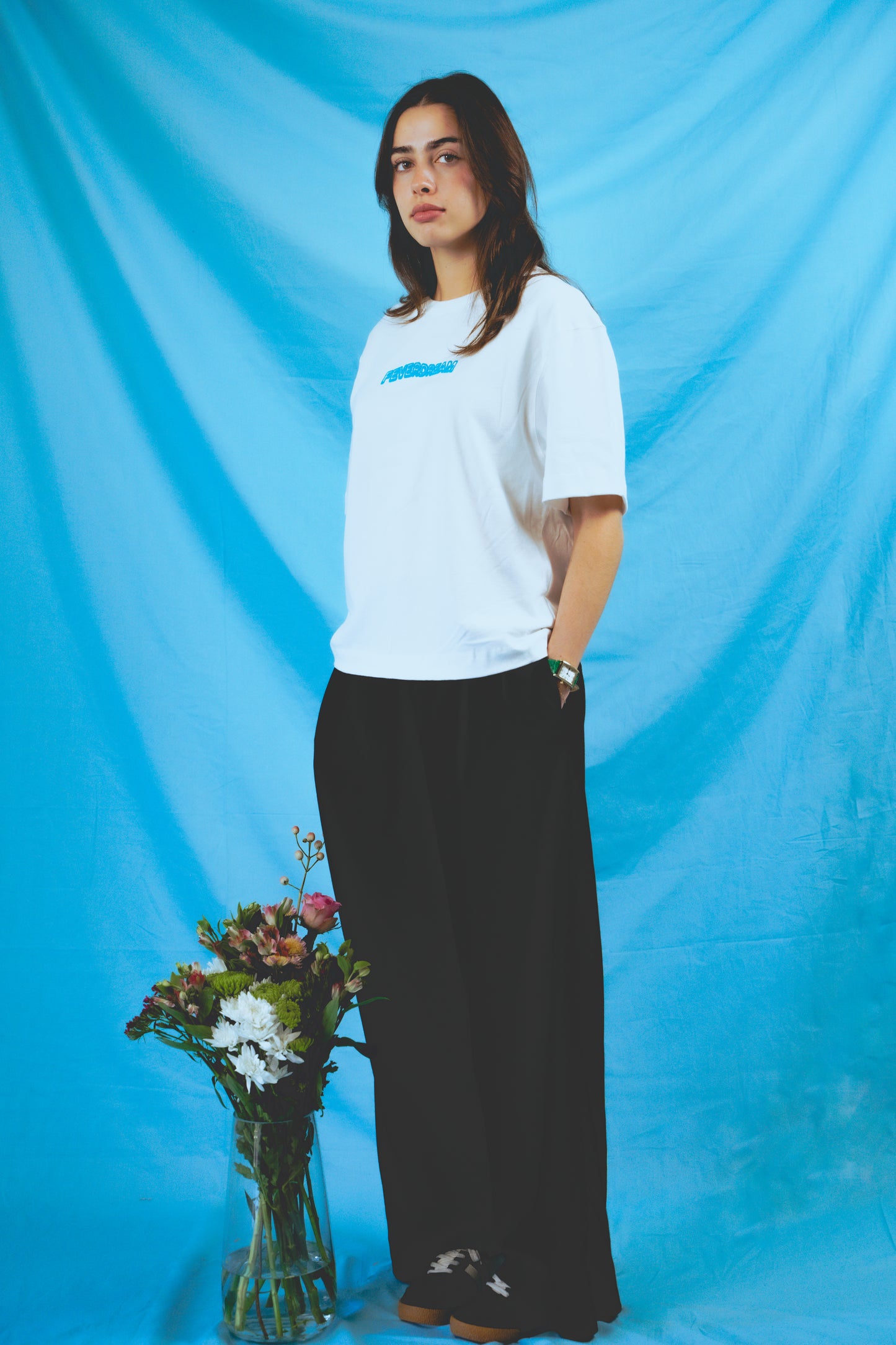 Optic White Boxy Fit Feverdream T-Shirt